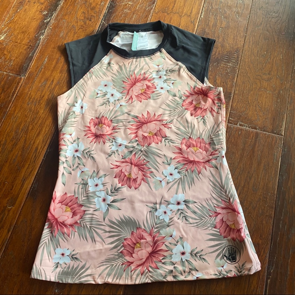 Body Glove Floral Rash Guard
